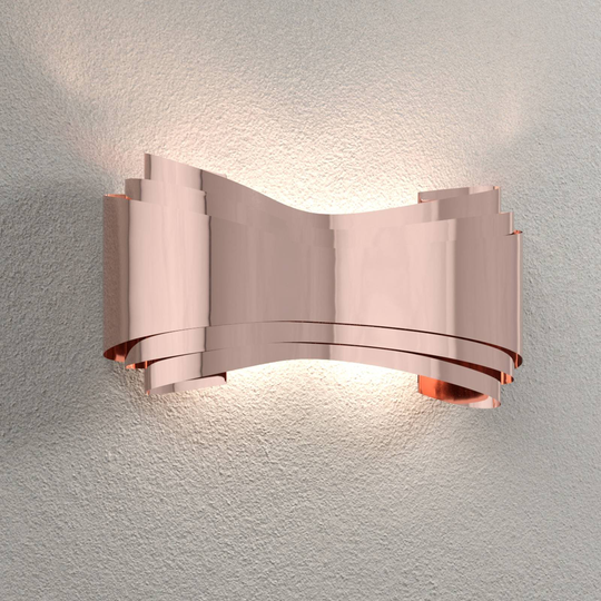 Ionica – kopparfärgad LED-designervägglampa