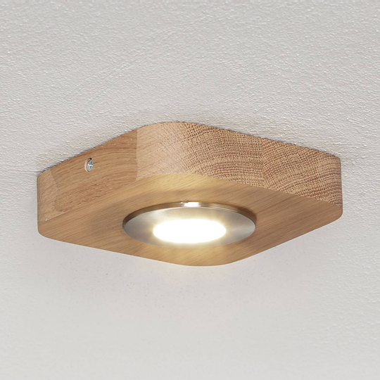 Varmvitt lysande LED-taklampa Sunniva