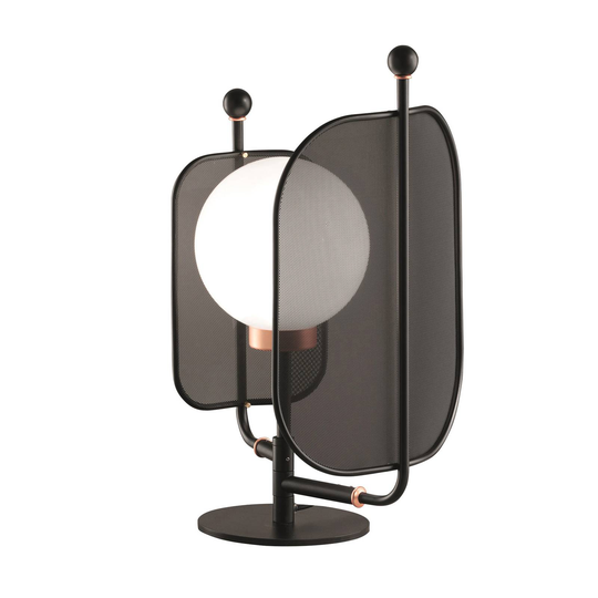 Bordslampa Papilio TL1 av Muranoglas, svart