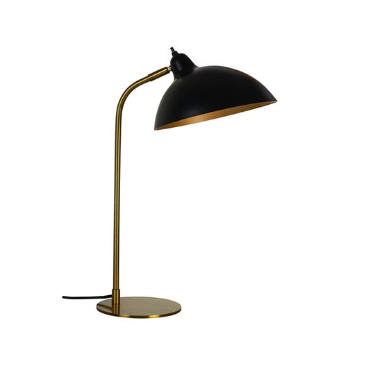 Dyberg Larsen Futura Bordslampa Matt Svart/ Guld/Mässing