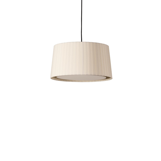 Santa & Cole GT6 Taklampa Natur/ Nickel/ Sladd Svart