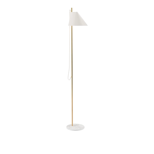 Yuh Golv Brass/White Marble