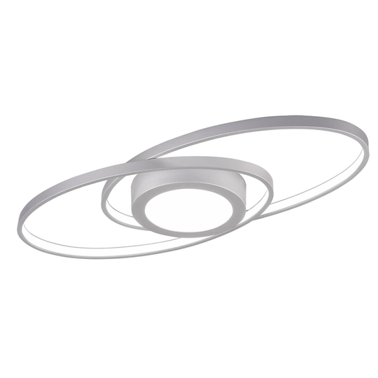 LED-taklampa Galaxy, dimbar, titanfärgad
