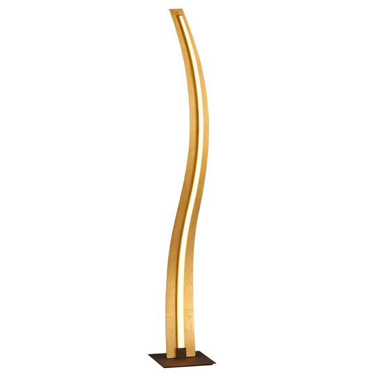 LED-golvlampa Salerno, SwitchDim, guld