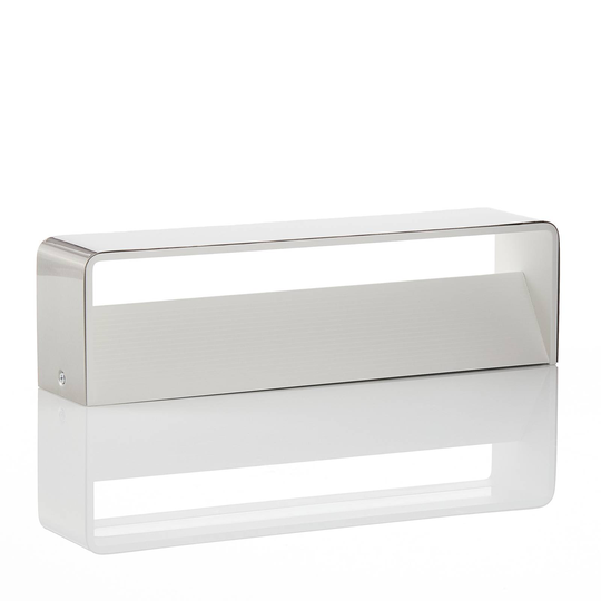 Lucande Sessa LED-vägglampa 37 cm matt nickel