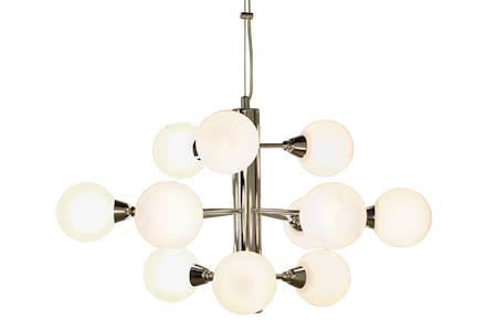 Fidelio Taklampa Krom/Vit IP20