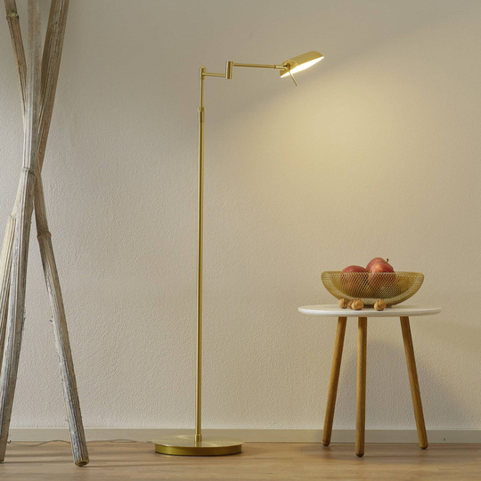 B-Leuchten Graz LED-golvlampa, mässing
