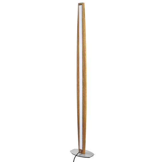 HerzBlut Arco LED-golvlampa oljad ek, Klick&Dim