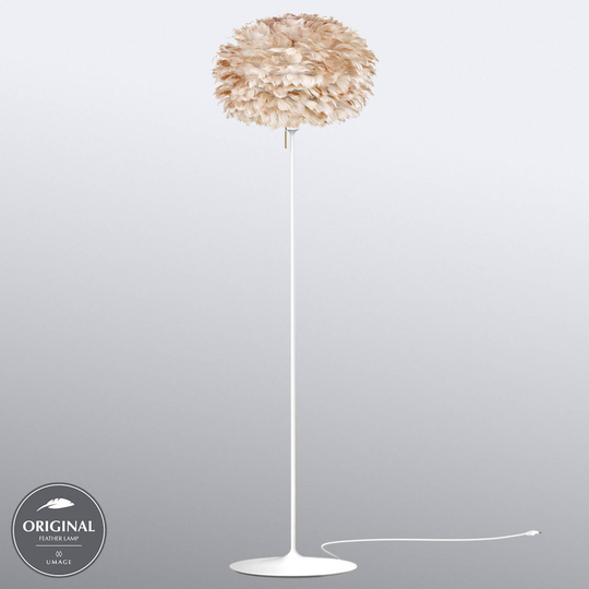 UMAGE Eos medium golvlampa ljusbrun