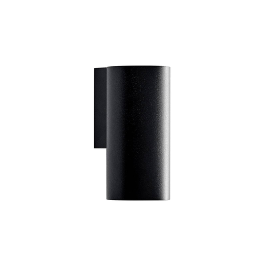 Arcchio Dilana vägglampa, rund, 1 lampa, svart