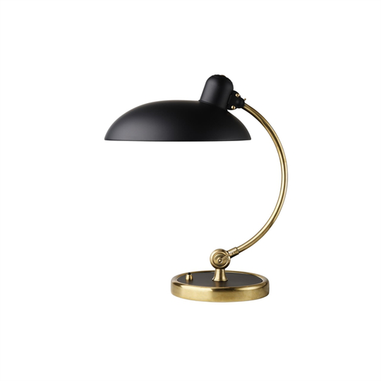 Fritz Hansen Kaiser Idell 6631 Luxus Bordslampa Matt Svart & Mässing - Special Edition