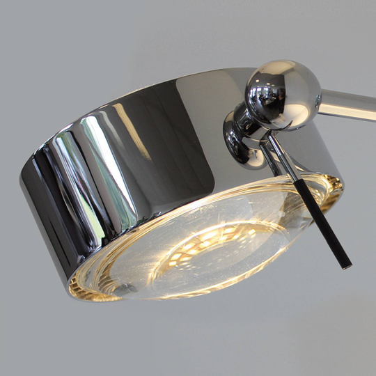 Vägglampa PUK SIDES, 1 ljuskälla 10 cm förkromad