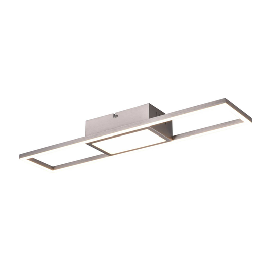 LED-taklampa Rigido fjärrkontroll CCT nickel
