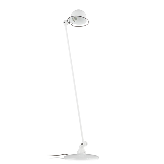 Jieldé Loft D1200 golvlampa, justerbar, vit