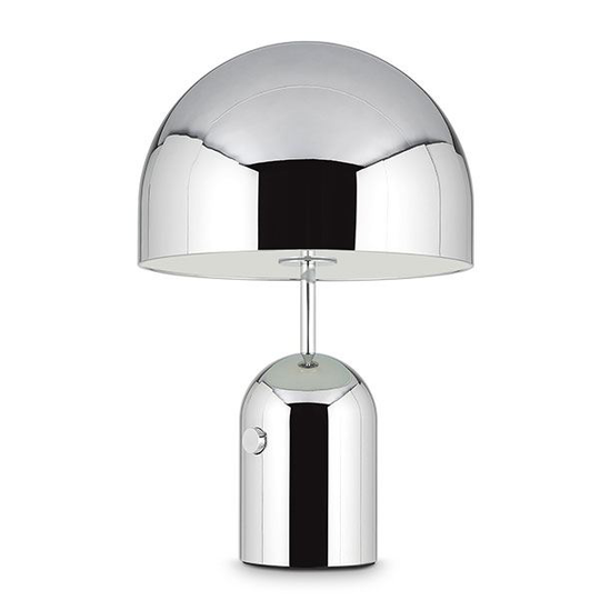 Tom Dixon Bell Bordslampa Krom Stor
