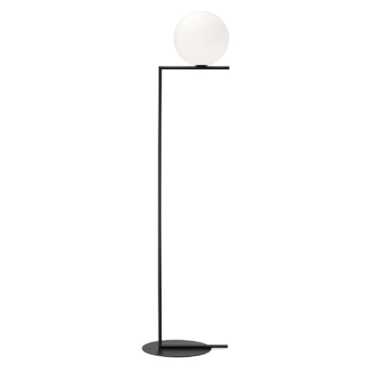 Flos IC F2 Golvlampa Matt Svart