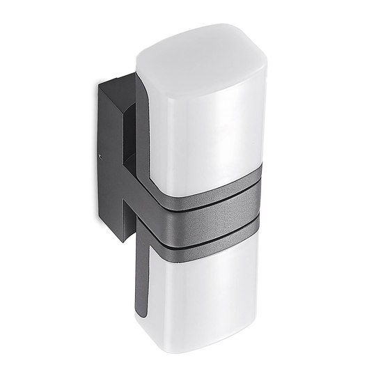 Lindby Jasiah LED-utomhusvägglampa vridbar