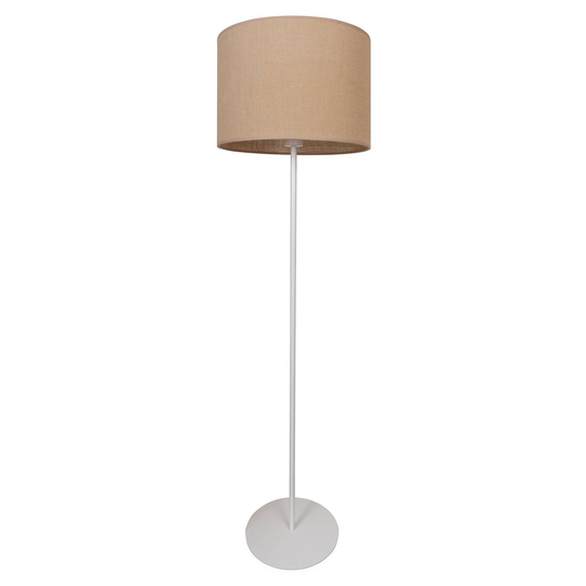 Golvlampa Jute cylinder, naturbrun, höjd 145 cm