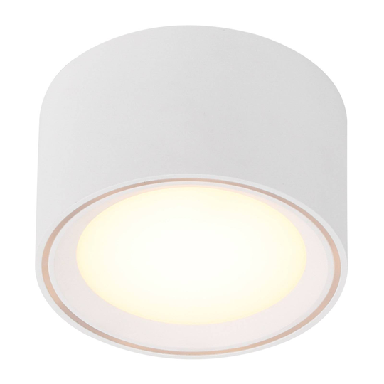 LED-taklampa Fallon, 6 cm hög