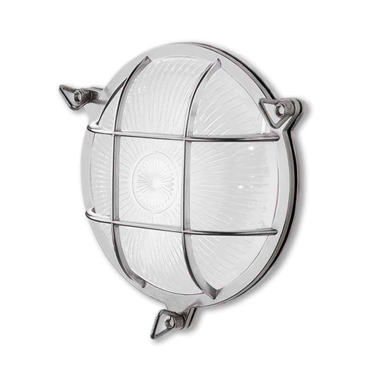 Vägglampa Tortuga 200.20, runda, nickel/opal