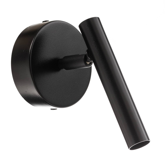 Vägglampa Sopel 15 cm hög, svart