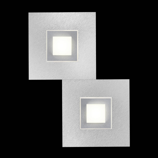 GROSSMANN Karree 2 lampor aluminium titan