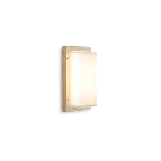 Utomhusvägglampa Ice Cubic 3410, av mässing
