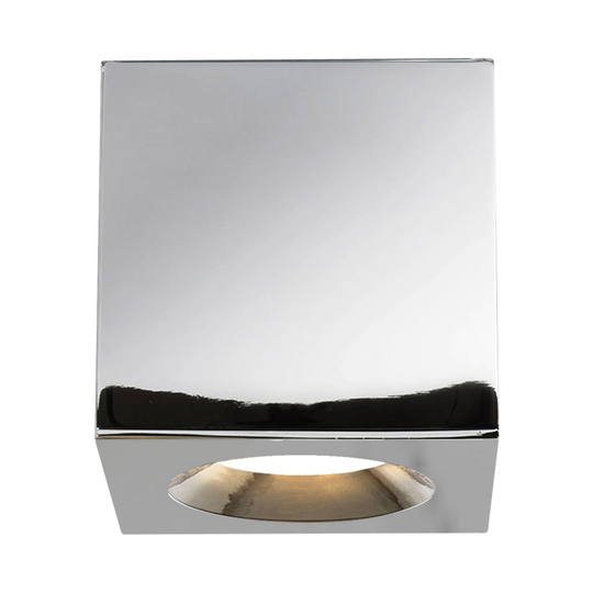 Astro Kos Square 80 taklampa, polerad krom