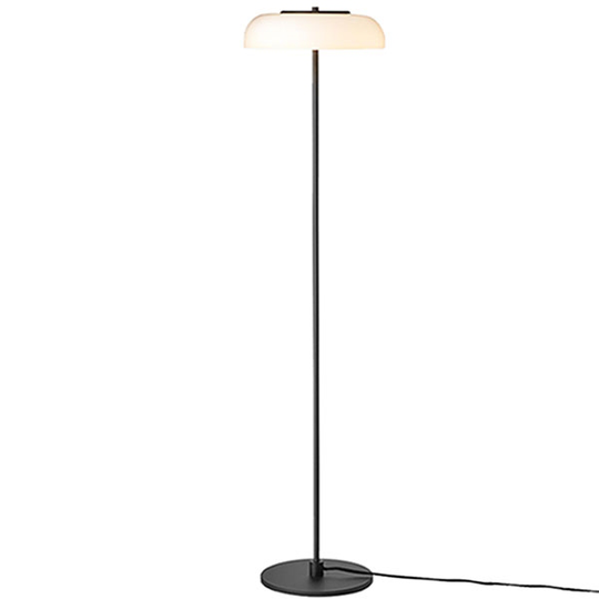 Nuura Blossi Golvlampa Svart/Opal Vit
