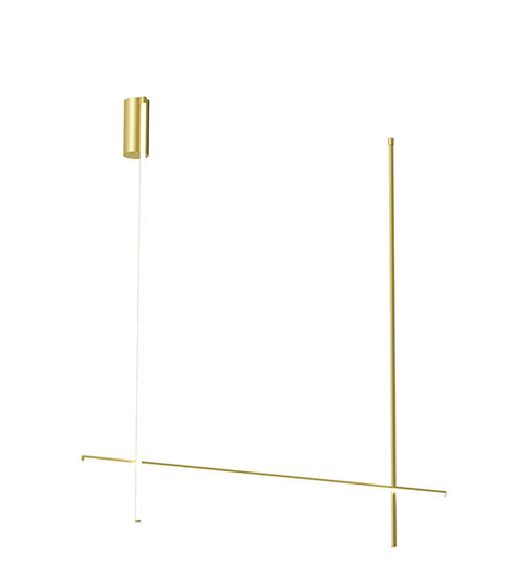 Flos Coordinates C2-L Taklampa Guld