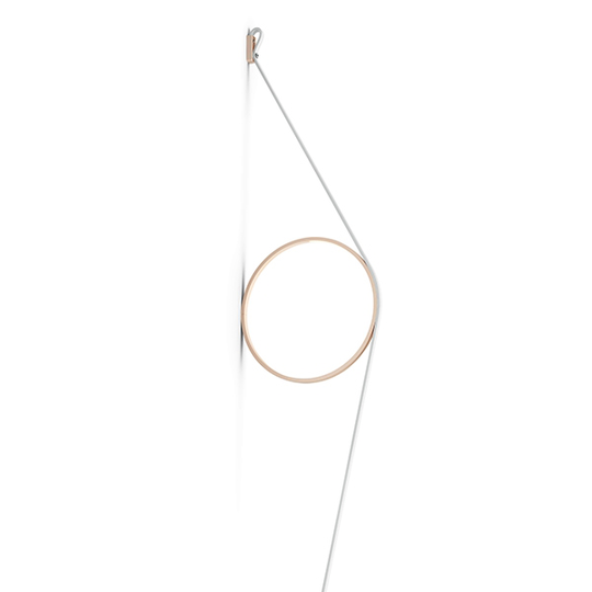 Flos Wirering Vägglampa Vit/Rosa