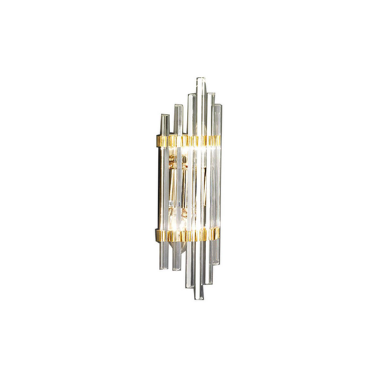Vägglampa Ontario, höjd 31 cm, guld