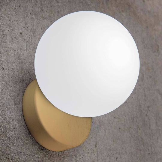 Vägglampa Tin Tin 1 lampa guld satinerad