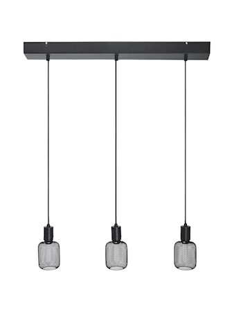 Line Grid Taklampa 80 cm Svart