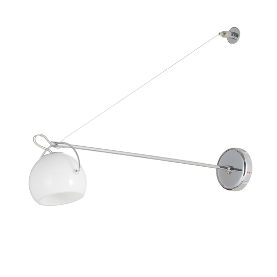 Fabbian Beluga White vägglampa 1 lampa