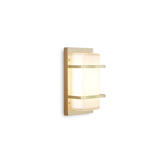 Utomhusvägglampa Ice Cubic 3415, av mässing