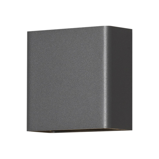 LED-utomhusvägglampa Chieri, 4 lampor, antracit