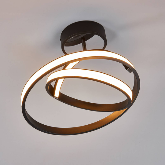 Largo – futuristisk LED-taklampa i svart