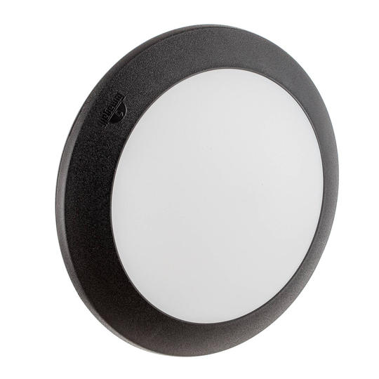 LED-utomhustaklampa Berta, svart, CCT