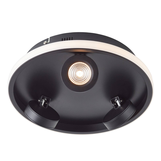 LED-vägglampa Nebeker, rondell 3 lampor