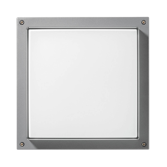 Vägglampa Bliz Square 40 3 000 K grå dimbar
