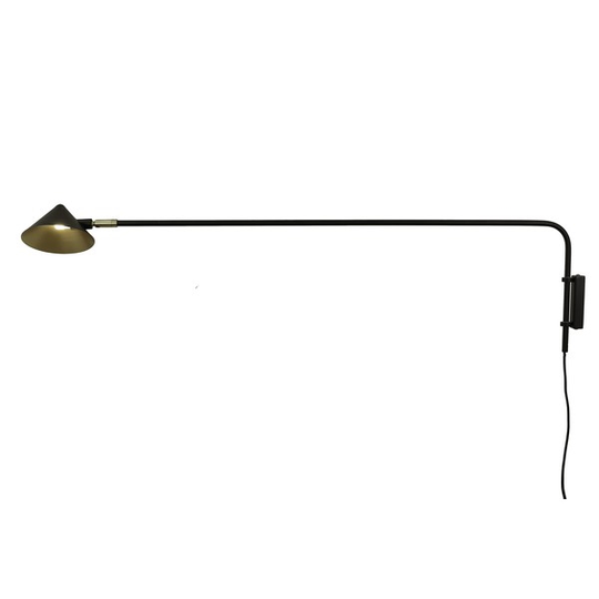 Watt & Veke Kelly Lång Vägglampa Svart