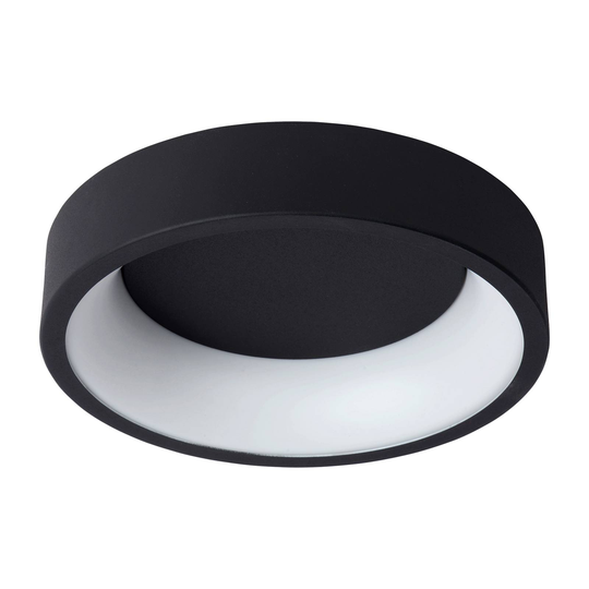 LED-taklampa Talowe, svart Ø 30 cm
