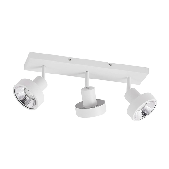 Lindby Ignacio taklampa, 3 lampor, vit