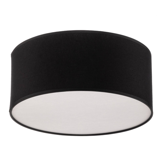 Taklampa Rondo, svart, Ø 30 cm