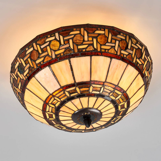 Wilma – taklampa i Tiffany-stil