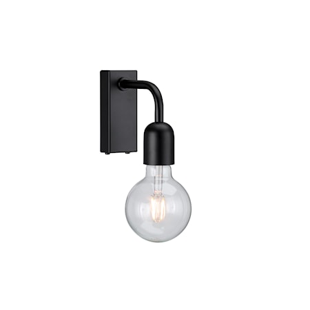 Regal Vägglampa IP44 Mattsvart