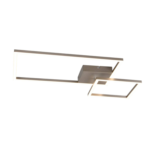 LED-taklampa Padella, svängbar 4 000 K nickel