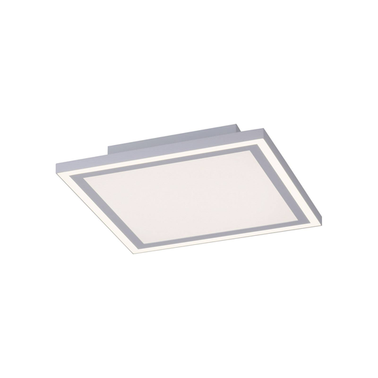 LED-taklampa Edging, justerbar vitfärg, 31x31 cm