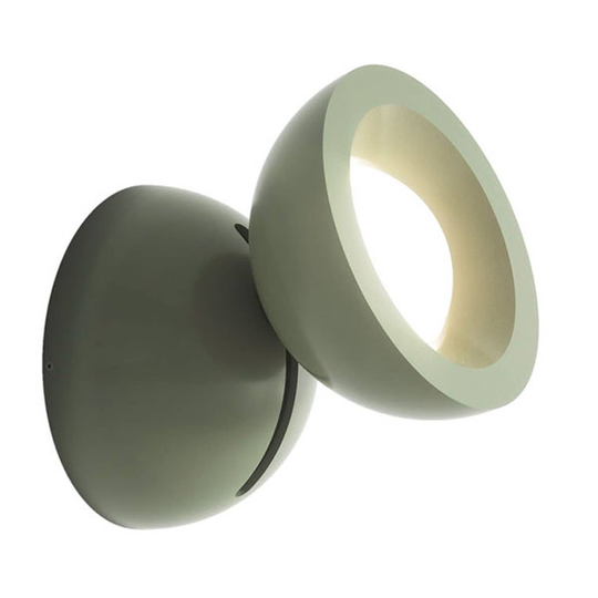 Axolight DoDot LED-vägglampa, grön 46°